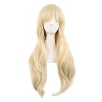 Peruca MapOfBeauty Long Curly Hair sintética de 70 cm com franja lateral