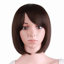 Peruca MapOfBeauty Short Straight Cosplay Party BOB 30cm - Marrom