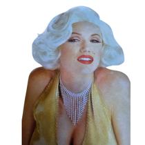 Peruca Marilyn Monroe Loira Cosplay Fantasia Festa Cabelo Peruca Marilyn Monroe Loira Cosplay Fantasia Festa Cabelo