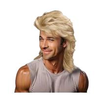 Peruca Marrom Mullet Para Homens HAIRJOY Cabelo Sintético Engraçado Estilo Joe Dirt Pop Rock Anos 70 Peruca Marrom Mullet Para Homens HAIRJOY Cabelo Sintético Engraçado Estilo Joe Dirt Pop Rock Anos 70