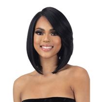 Peruca Mayde Beauty Refined HD com renda frontal ROMI 1B Off Black