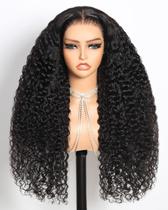 Peruca Megalook Hair Glueless Deep Wave 100% cabelo humano de 20 polegadas