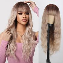 Peruca MERISIHAIR Long Ombre Ash Blonde 66 cm resistente ao calor