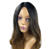 Peruca Modelo Jean Wig Ondulada De Cabelo Orgânico Natural 70cm