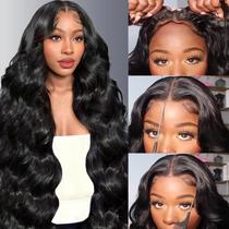 Peruca MUZOJET 26" Cabelo Humano Virgem Brasileiro Glueless Body Wave
