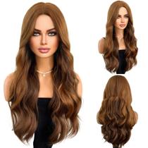 Peruca Ondulada Fibra Orgânica Estilo Europeu 70cm
