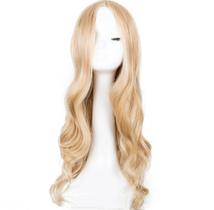 Peruca Ondulada Sem Franja 60cm Cabelo Orgânico Loira Peruca Ondulada Sem Franja 60cm Cabelo Orgânico Loira