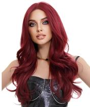 Peruca Ondulada Sem Franja Fibra Bio Organica Dia A Dia