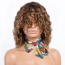 Peruca OnePart Water Wave 30cm 200% Densidade Cabelo Brasileiro Peruca OnePart Water Wave 30cm 200% Densidade Cabelo Brasileiro