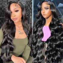 Peruca OWNROSE 32" Body Wave Cabelo Humano 13x6 Lace Front