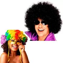 Peruca Palhaço Black Festa Fantasia Cosplay Carnaval