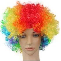 Peruca Palhaço Colorida Adulto Infantil Festa Fantasia