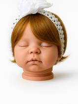 Peruca Para Bebê Reborn Realista e Bonecas Cor Loira P