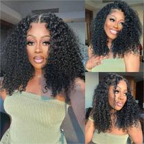 Peruca para cabelo humano 100% brasileiro Curly BOB 200mL 16in Peruca para cabelo humano 100% brasileiro Curly BOB 200mL 16in