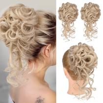 Peruca para coque de cabelo HOOJIH HB010 Dasiy Medium Blonde x2 Peruca para coque de cabelo HOOJIH HB010 Dasiy Medium Blonde x2