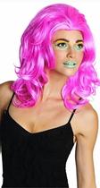 Peruca Pink Anos 80