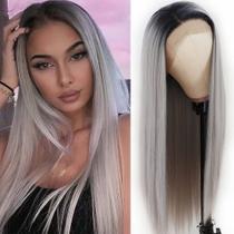 Peruca PlatinumHair Lezaxiu Grey Ombre Grey 60 cm Fashion Women