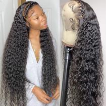 Peruca Qangelabeauty, cabelo humano encaracolado de 28 polegadas, densidade 180 Peruca Qangelabeauty, cabelo humano encaracolado de 28 polegadas, densidade 180