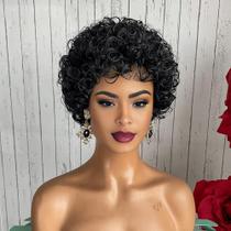 Peruca QITAQOTA Pixie Cut Short Curly 25 cm 200 g