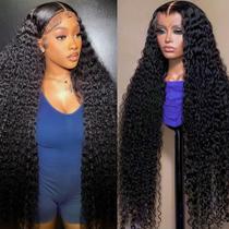 Peruca Segsavor 13x6 Deep Wave Lace Front 32" 200% de densidade Peruca Segsavor 13x6 Deep Wave Lace Front 32" 200% de densidade
