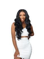 Peruca Sensationnel Butta Lace Front - Cabelo Humano com Blend - Cacheada 26"