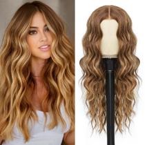 Peruca ShowCoco Long Brown Mista Loira Sintética 66 cm Feminina