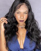 Peruca Silk Lace HD Cabelo Humano Ondulado 60cm - Natural e Confortável Peruca Silk Lace HD Cabelo Humano Ondulado 60cm - Natural e Confortável