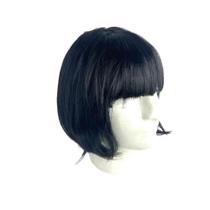Peruca Sintética Chanel Com Franja Preto Fantasia