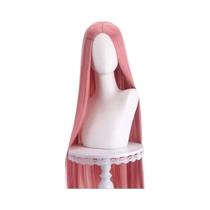 Peruca Sintética Colorida De Anime De 40 Polegadas Para Mulheres Com Franja Reta E Divisão Central