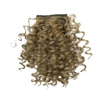 Peruca Sintética Curta Afro Kinky Cacheada Para Mulheres Negras Com Franja Clip-in 1B Para Uso