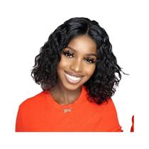 Peruca Sintética Curta Cacheada Feminina Afro De Fibra De Seda De Alta Temperatura