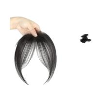 Peruca Sintética Feminina Com Franja 3D Fluffy, Franja Falsa Natural Com Parte Central Para Cabelos Peruca Sintética Feminina Com Franja 3D Fluffy, Franja Falsa Natural Com Parte Central Para Cabelos