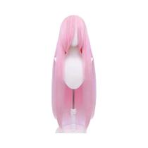 Peruca Sintética Fluffy De 100cm Em Rosa, Vermelho, Azul E Roxo Para Mulheres, Cabelo Longo Para