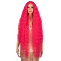 Peruca Sintética Ondulada de 104 cm com Lace Front Style Icon Peruca Sintética Ondulada de 104 cm com Lace Front Style Icon
