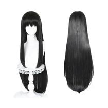Peruca Sintética Preta De 90cm De Comprimento Para Cosplay Akemi Homura, Cabelo De Anime Resistente