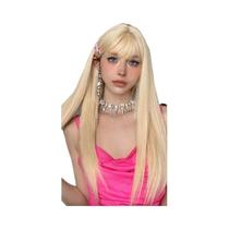 Peruca Sintética Rosa Ondulada Grande Para Halloween, Cosplay E Uso Diário Acessório De Cabelo