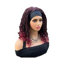 Peruca Sintética Trançada Curta De 12 Polegadas Para Mulheres Negras, Extensão De Cabelo Com Tranças