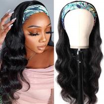 Peruca superior Body Wave Headband 50cm 150% Densidade Brasileira Peruca superior Body Wave Headband 50cm 150% Densidade Brasileira