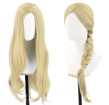 Peruca Topcosplay para crianças e meninas loira longa ondulada 70cm Peruca Topcosplay para crianças e meninas loira longa ondulada 70cm