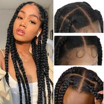 Peruca trançada Lady Miranda Full Lace Jumbo Box Braid 32" Peruca trançada Lady Miranda Full Lace Jumbo Box Braid 32"