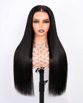 Peruca tsiyu 13x6 HD Lace Front 200% Densidade Sem Cola