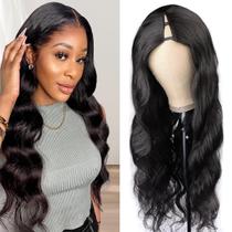 Peruca U Part draconenee V Part 100% cabelo humano 45 cm Body Wave
