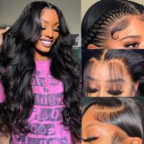 Peruca UANDM 5x5 HD com fecho de renda Body Wave 100% cabelo humano 24" Peruca UANDM 5x5 HD com fecho de renda Body Wave 100% cabelo humano 24"