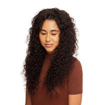 Peruca UPart Cabelo Natural Cacheado 50cm Textura Wavy De Benguela Castanho Escuro 210g