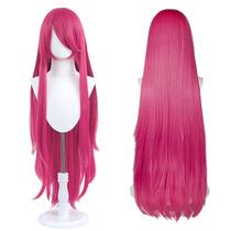 Peruca UTIEHD 100cm Anime Cosplay Rosa Choque Peruca UTIEHD 100cm Anime Cosplay Rosa Choque