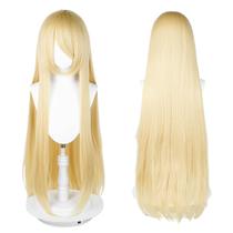 Peruca UTIEHD 100cm Loira Anime Cosplay Peruca Peruca UTIEHD 100cm Loira Anime Cosplay Peruca