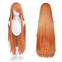 Peruca UTIEHD com 100 cm de comprimento, fantasia universal de anime, cosplay, laranja Peruca UTIEHD com 100 cm de comprimento, fantasia universal de anime, cosplay, laranja