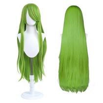 Peruca UTIEHD de 100 cm de comprimento, fantasia de anime, cosplay, verde limão Peruca UTIEHD de 100 cm de comprimento, fantasia de anime, cosplay, verde limão