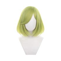 Peruca Verde Curta De Anime Resistente Ao Calor Para Mulheres, Chapéu De Bruxa De Halloween, Atelier Peruca Verde Curta De Anime Resistente Ao Calor Para Mulheres, Chapéu De Bruxa De Halloween, Atelier