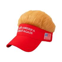 Peruca vermelha Boné bordado, boné de beisebol, aba larga, novo, venda quente, 2024